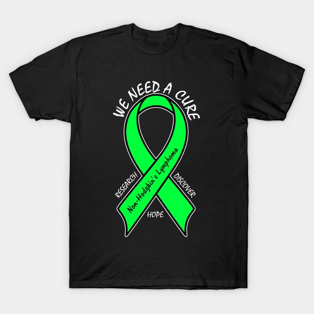 Non-Hodgkin's Lymphoma: We Need a Cure! T-Shirt by PenguinCornerStore